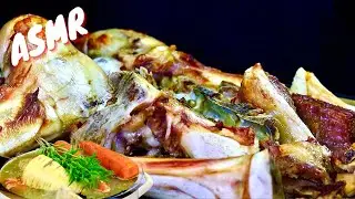 ASMR Cooking | The Secret to Delicious Food - Brown Beef Stock or Bone and Meat Soup | SLL ASMR