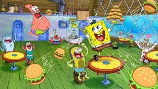 SpongeBob:Krusty Cook Off #4|Cooking Game|Green Chili YT