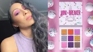 Mini Breaker Palette Swatches and Eye Look - Jeffree Star Cosmetics