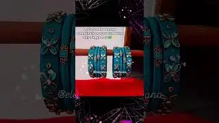 I couldn't capture every possible combination yet guys🫠 #bridal #silkthreadbanglesmaking #customized