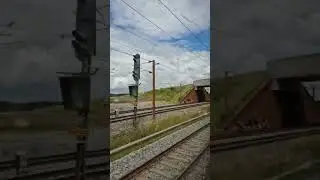 Trainride  to Copenhagen silent stream. danish landscape. pls subscribe.