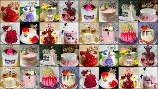 💓Bride Shower Cake Designs 2024/Bride To Be Cake Design/Wedding Cake/Bridal Shower Cake Designs