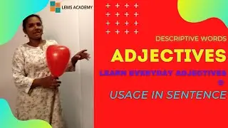 Adjectives often used daily in English with examples