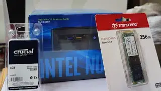 Intel NUC unboxing |  Teardown  and install RAM and SSD | how to open mini pc