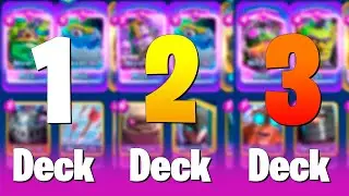 BUG de HER&Oacute;I? + 3 DECKS pra SUBIR TROF&Eacute;US no CLASH ROYALE