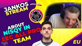 G2 Jankos About MAD Nisqy on LEC All-Pro Team 🤔