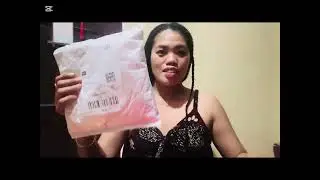 Unboxing another Parcel ( Face mask, head band and hair tie)