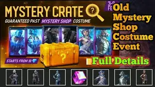 Mystery Crate New Event in Free Fire | Get 100% Guaranteed Old Mystery Shop Costumes | Tamil Tubers
