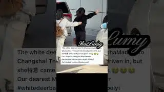 BaiLu arrived Changsa and greeted her fans😘#白鹿 #bailu #viralvideo #shortvideo #shorts #viral #video