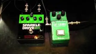 Voodoo Lab Sparkle Drive Mod vs Vintage Tube Screamer TS808