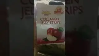 #amazing collagen jelly strips/apple flavor w/vitamin c