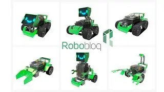 Robobloq Qoopers - металлический программируемый робот конструктор