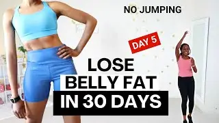 30 Day Belly Fat Challenge | Day 5: No Jumping Cardio