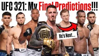 Мой окончательный прогноз на UFC 321: Том Аспинелл против Сирил Гейн