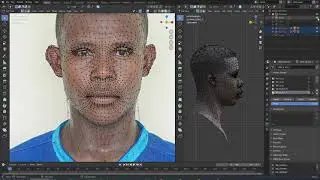 How to make fmdl -Part18 face-hair for PES 2021 Blender 2.91 3d
