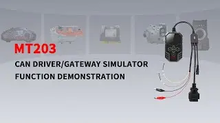 OBDSTAR MT203 CAN Driver/Gateway Simulator Function Demo