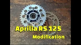 Aprilia RS 125 Racebike Build Part 5 Sprocket Modifications