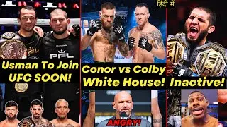 LEAKED? Conor McGregor vs Colby Covington? Usman Nurmagomedov To Join UFC? Islam Makhachev Inactive!