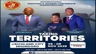 [REVIVE US ZIMBABWE] Day 6 I Evening Service I Taking Territories I #IMLC2025 I Day 1