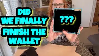 Did we finally finish last weeks wallet?? | bdiamondleather | ogden leather shop