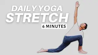 6 Minute Daily Yoga Flow for Energy | Morning Yoga Routine Stretch + Strengthen