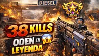 38 KILLS y MVP en LEYENDA 😱 | PUNTO CALIENTE en DIESEL probando la ODEN – COD Mobile