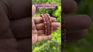Silk thread bangles | WhatsApp to 7337405859 for orders #bangles #threadbangles #silkthreadbangles