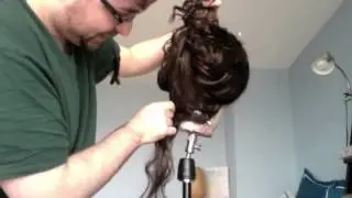 TUTORIAL - Sewing Hair Into A Wig