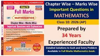 DAY   12  Co ordinate Geometry   8 MARKS IMPORTANT QUESTIONS   Class 10 AP Mathematics