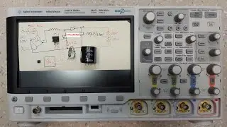 Oscyloskop Agilent DSO-X 3054A martwy - naprawa zasilacza PFC - SMPS PFC repair