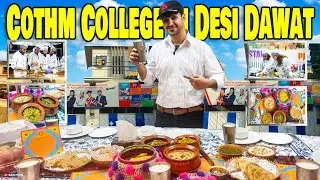 My 1st Vlog at COTHM COLLEGE International |  Desi Dawat | Fun Food with Karachi Foodies