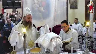 القداس الالهي من كنيسة مارمرقس بقلوصنا