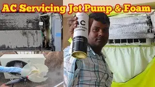 AC Servicing at Home| Jet pump AC Service ||Best AC Service