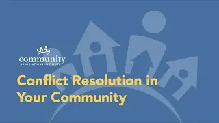 Conflict Resolution in Your Community