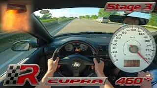 Seat Leon Cupra R 1M 1.8 T *STAGE 3* | 460 PS | Top Speed German Autobahn No Speed Limit POV