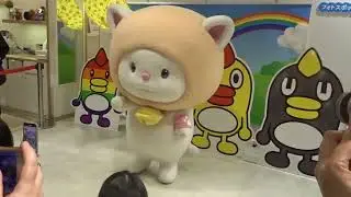 【着ぐるみ】ねこ団長、国分寺マルイでのグリーティング姿
