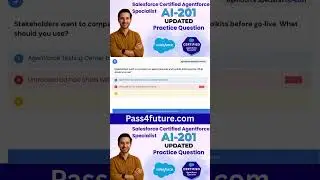 Salesforce AI-201 | Agentforce Specialist Free MCQs #Salesforce #AI201