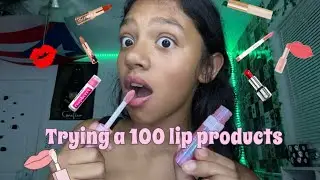 Trying a 100 lip gloss  | LilianaYania 