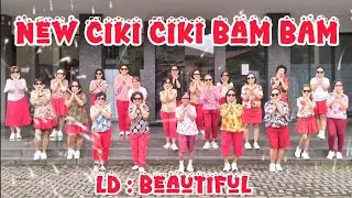 NEW CIKI CIKI BAM BAM - LINE DANCE Chor : Everdina & Roy Dayoh ( INA ) Demo by : LD Beautiful 