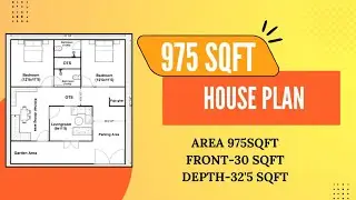 30x32'5 975sqft House Plan |@Architect_By_Rahul #houseplan #architect