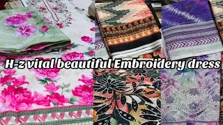 H-Z Vital 😍 *latest embroidery dresses designs | Fancy suits | Eid 2026 | machine embroidery designs