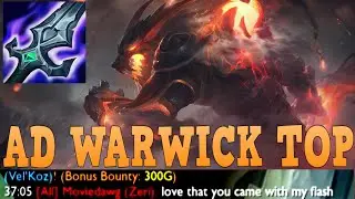 AD Warwick Top Confuses Bronze Players | LoL Off Meta Builds