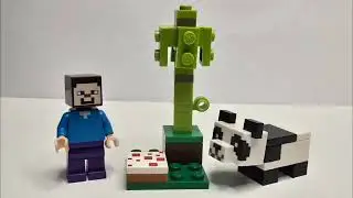LEGO Minecraft. Steve and Baby Panda. 30672