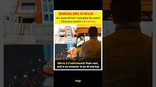 The Shocking Truth Behind a Bangalore Auto Driver's Double Life | ₹5 Cr Houses & AI Startup Investor