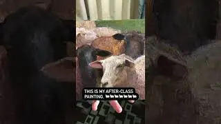 Teaching How to Paint Trees and Sheep
