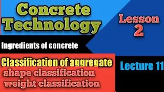 classification of aggregate |shape classification | weight classifications @civilwarriorr#concrete