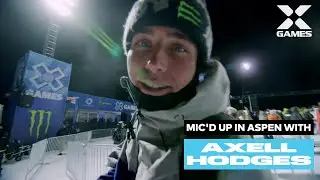 Axell Hodges Mic&rsquo;d Up at Men&rsquo;s Snowboard SuperPipe | X Games Aspen 2025
