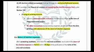Elections Act, 2017 | Chapter 8-9: Sections 132-166 | Lec-8 | AEC, ECP | Khalil Ahmed