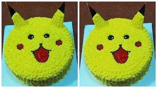 Pikachu Cake Making Tutorial #Short