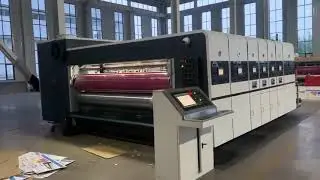 BMC - Flexo printer slotter and rotary die cutter machine with vacuum transport system